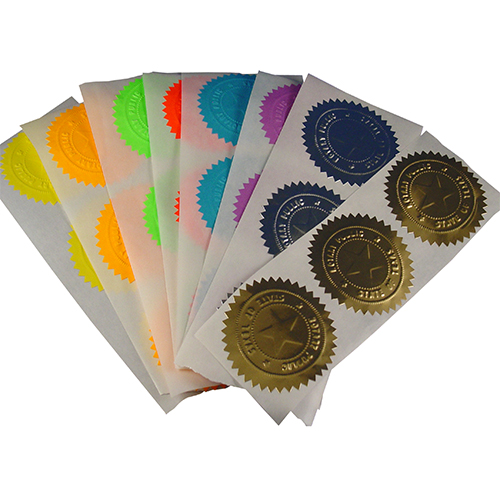 Self-adhesive Oklahoma Foil Notary Seals