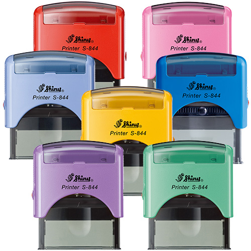 Oklahoma Notary Stamp - Shiny S844 Notary Stamp Self-inking (Rectangular) -S844