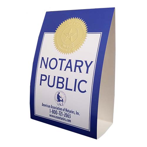 Oklahoma Notary Display Sign