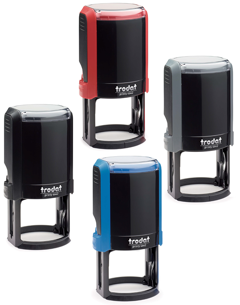 Oklahoma Notary Stamp - Trodat 4642 Notary Self-inking Stamp (Round)
