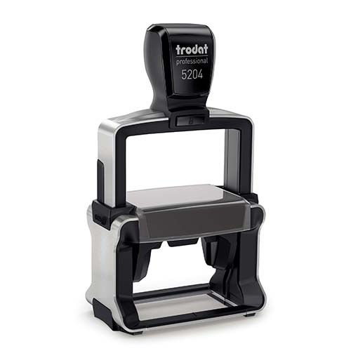 This Oklahoma heavy-duty, self-inking notary stamp is designed for 24/7 use or for notaries who want their stamps to last many years. The notary stamp's sturdy steel core guarantees durability and stability. The stamp handle fits comfortably in your hand and with gentle pressure produces the sharpest notary seal impression with ease. The ink pad can be easily replaced or re-inked. Available in five ink colors. Available in five ink colors.